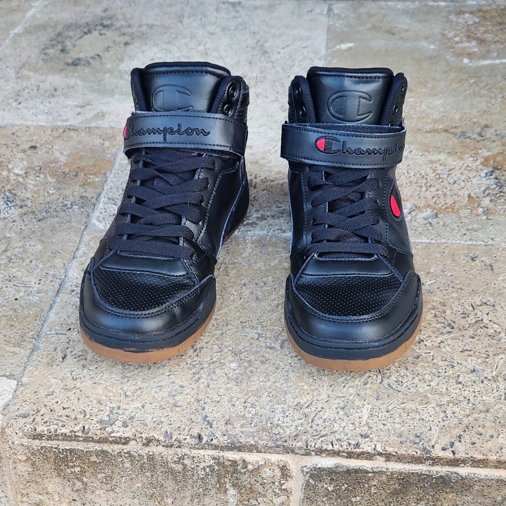 Champion Arena Power HI Black Lifestyle Sneakers
